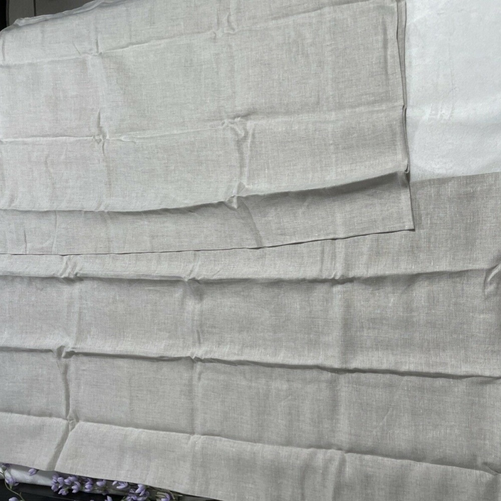 NIB Hotel Collection Linen Dye ( 2 ) King Pillowcases in Beige‎ - Picture 3 of 11